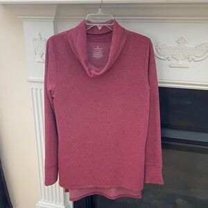 Cuddl Duds Soft Pink Comfortwear Shirt